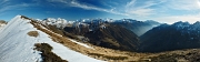 67 panoramica verso cima Arete, Valle Brembana e Orobie circostanti...